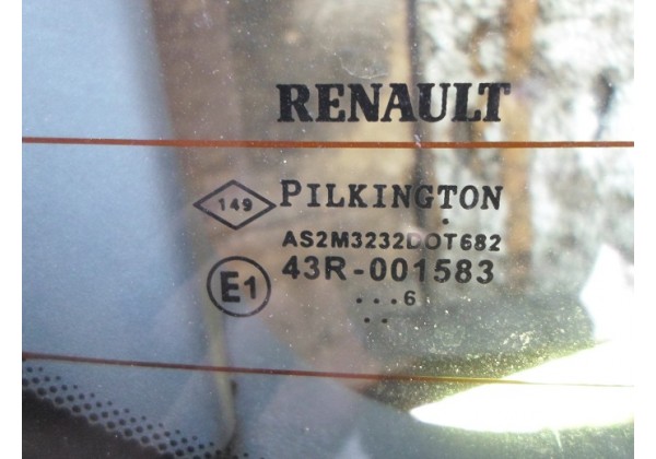 скло кришки багажника, хетчбек Renault Clio III, 05-09